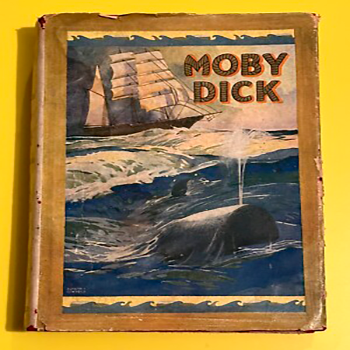 This is a picture of a bookabout a whale called Moby Dick